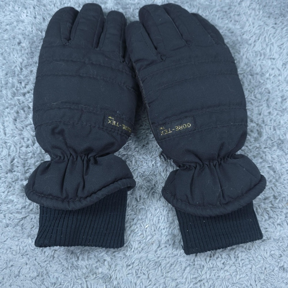 Kombi Gloves Womens Medium Black Gore-Tex Waterproof Leather Trim Ski